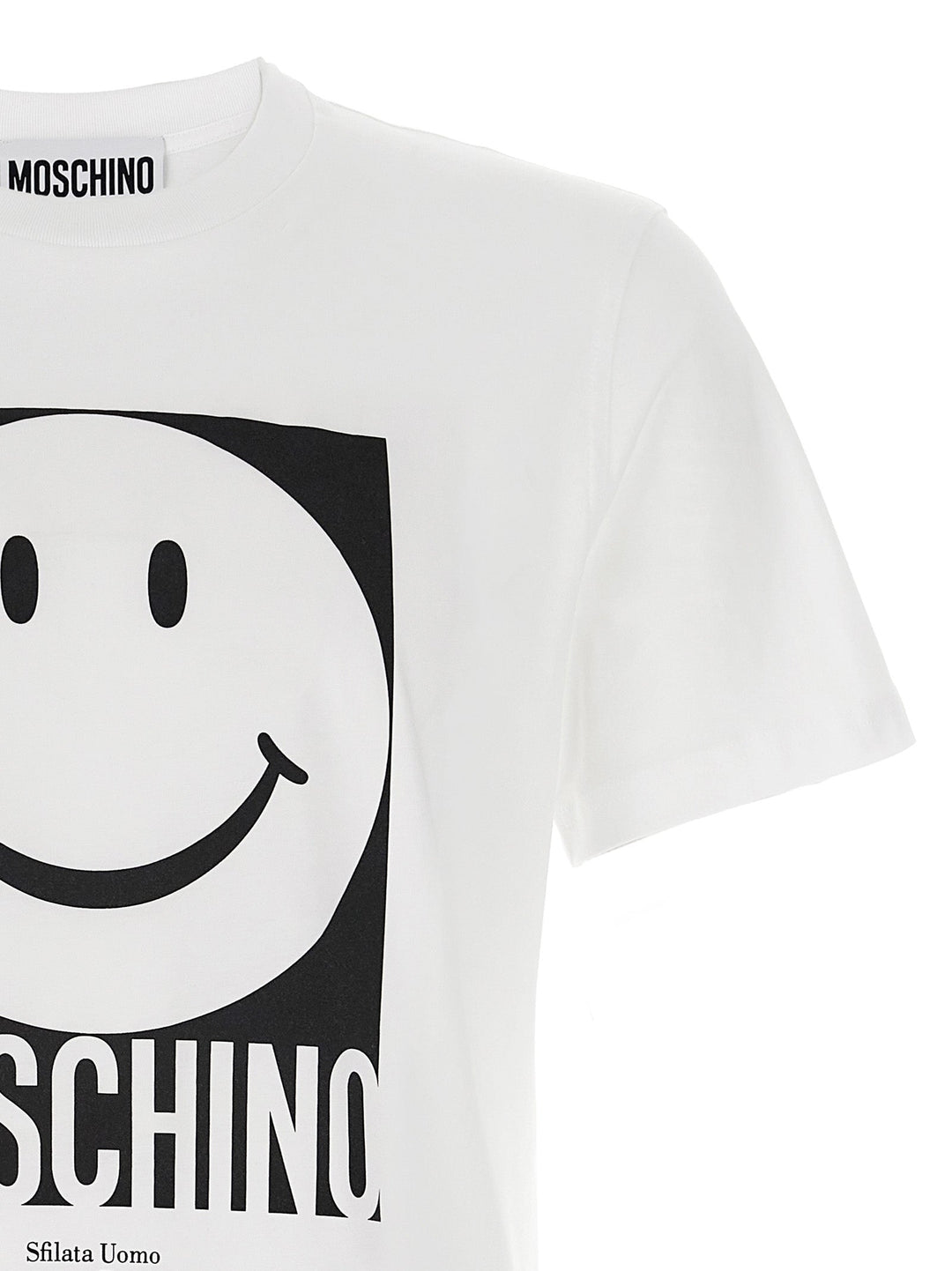 Moschino White Cotton T-shirt