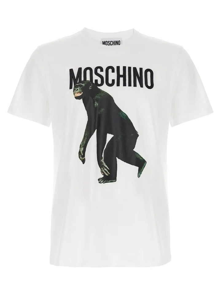 Moschino White Cotton T-shirt