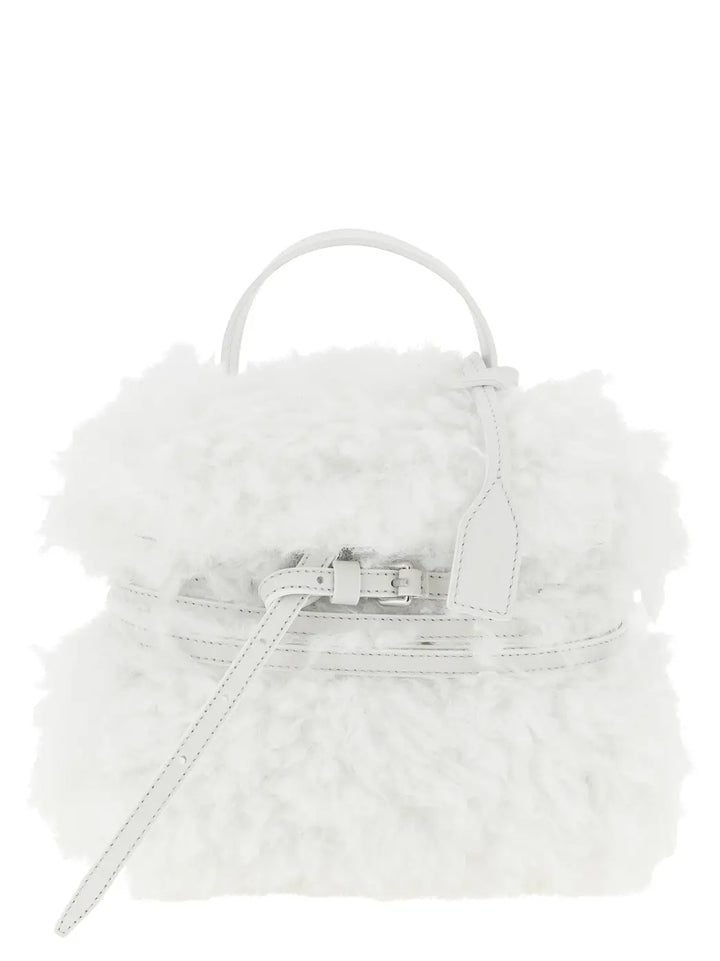 Women’s Moschino White Leather Handbag