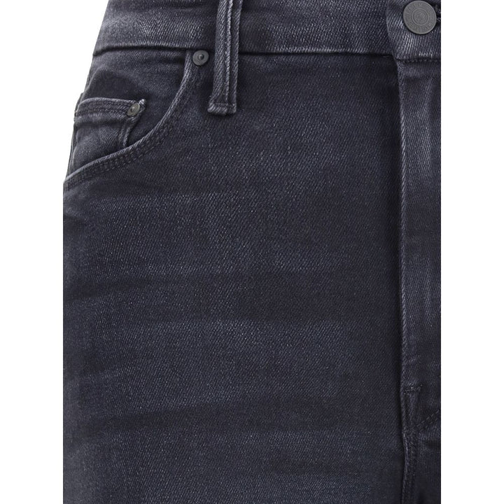 Mother Denim Black Cotton Jeans