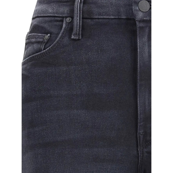 Mother Denim Black Cotton Jeans
