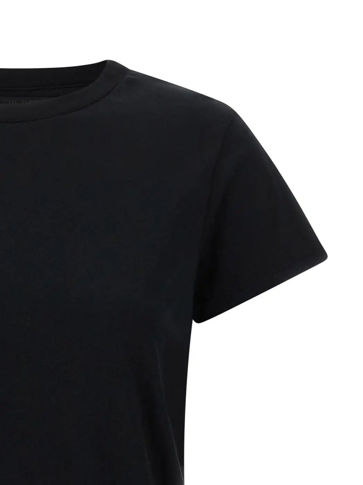 Mother Denim Black Cotton T-shirt