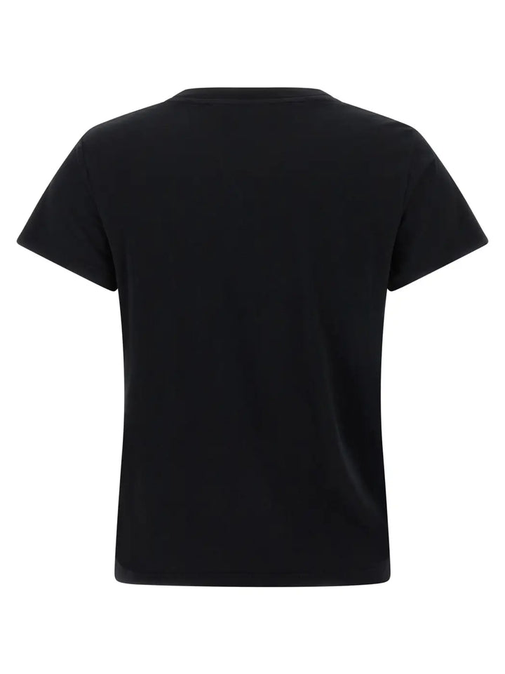 Mother Denim Black Cotton T-shirt