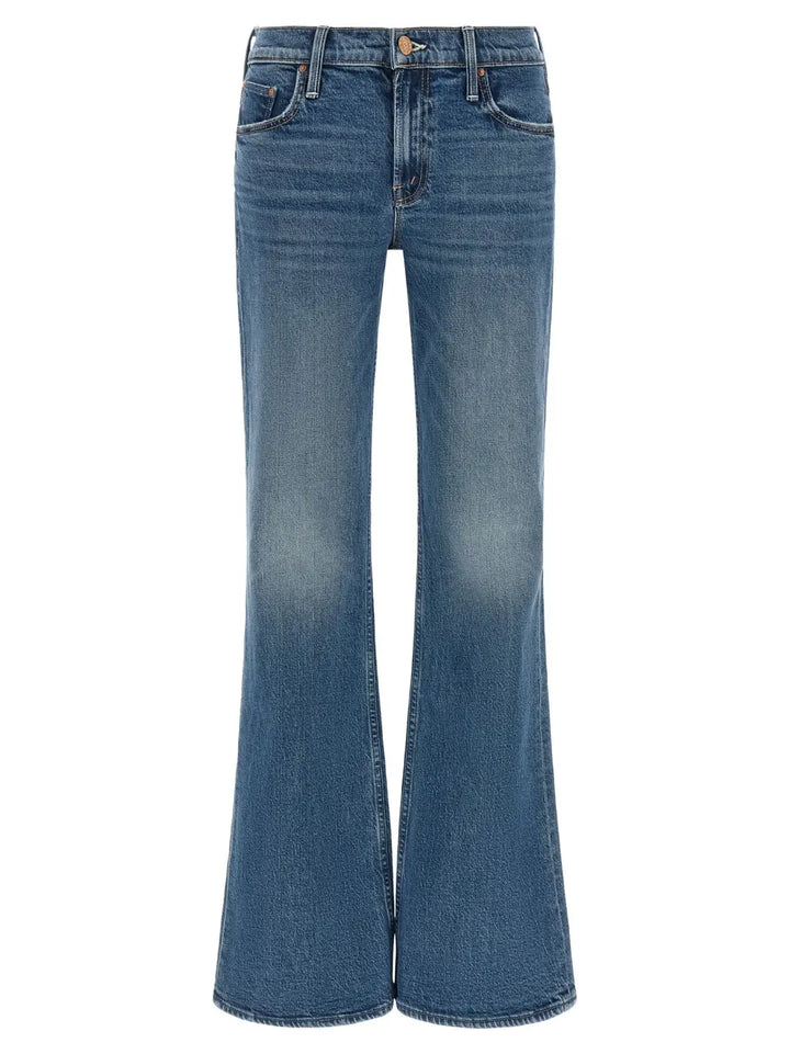 Mother Denim Blue Cotton Bootcut Jeans