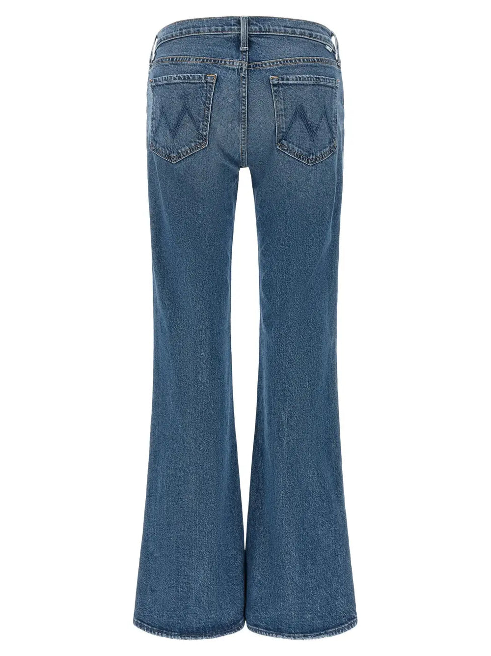 Mother Denim Blue Cotton Bootcut Jeans