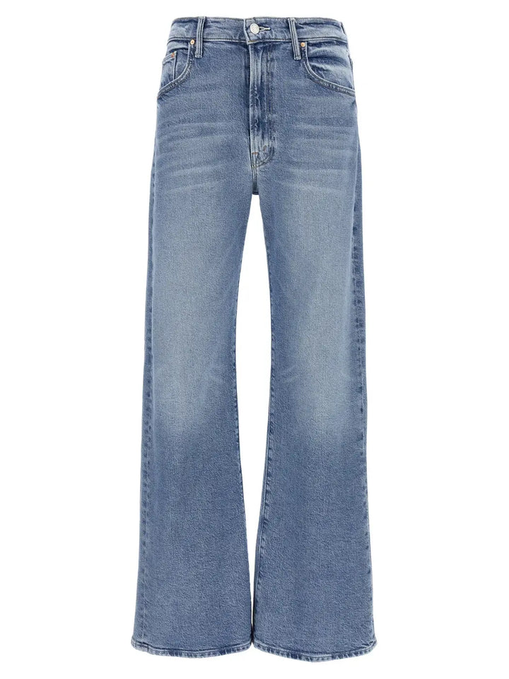 Mother Denim Blue Cotton High-waisted Jean