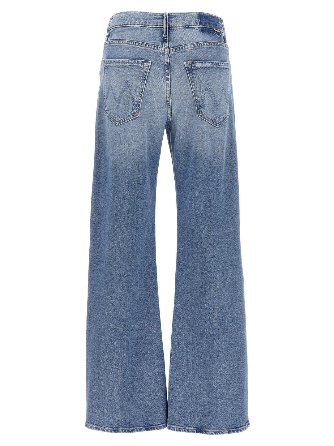 Mother Denim Blue Cotton High-waisted Jean