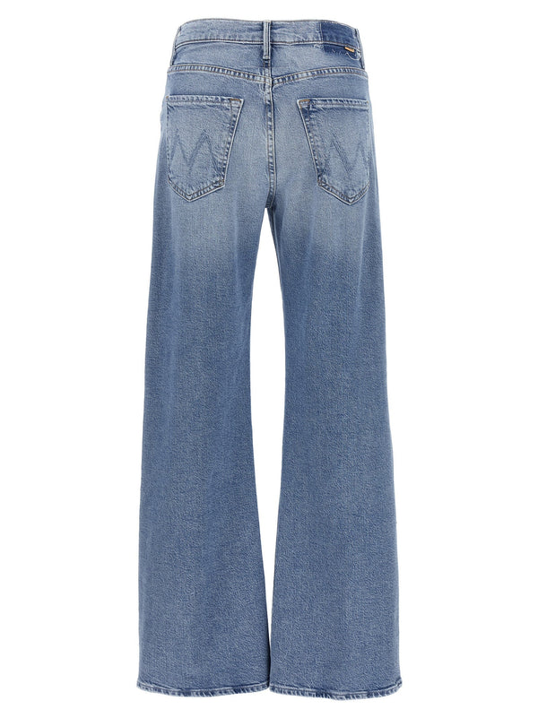 Mother Denim Blue Cotton High-waisted Jean