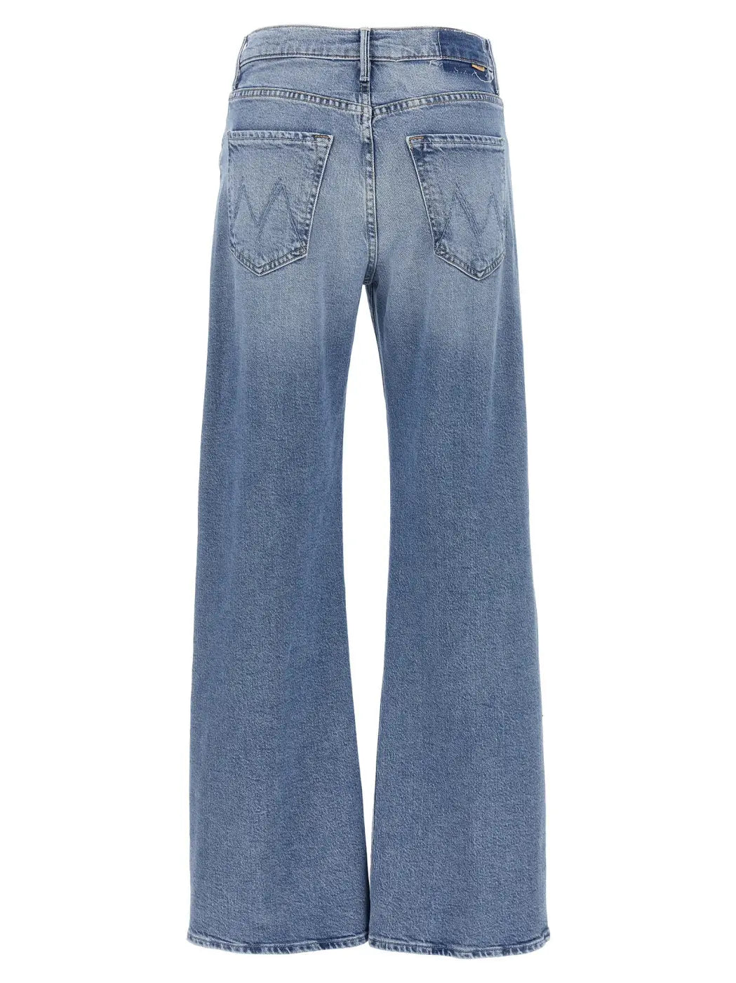 Mother Denim Blue Cotton High-waisted Jean