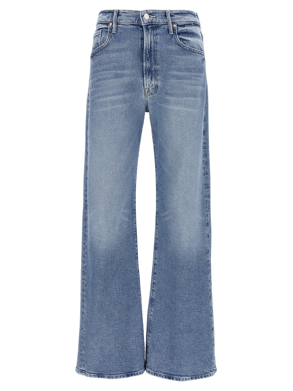 Mother Denim Blue Cotton High-waisted Jean