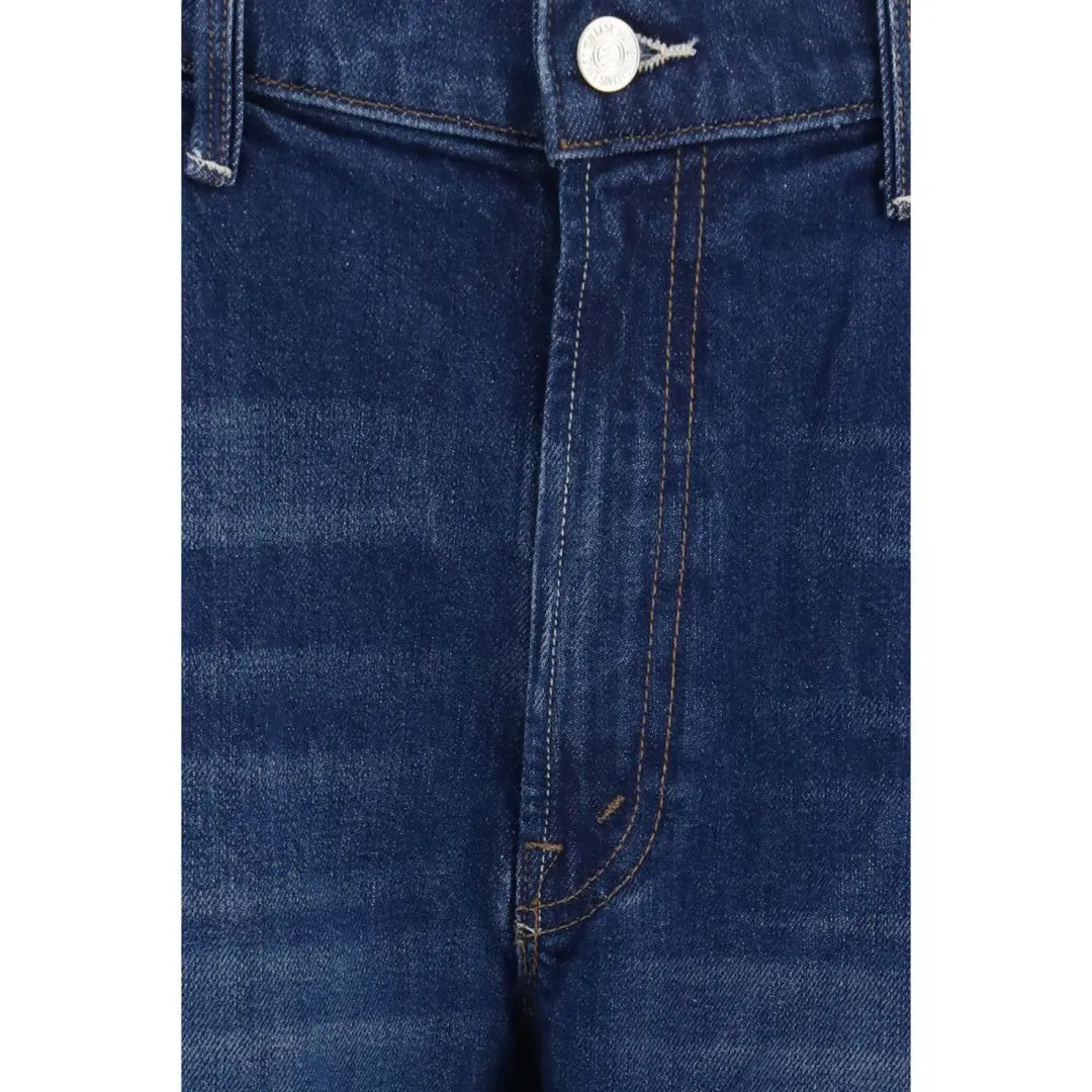 Mother Denim Blue Cotton Jeans