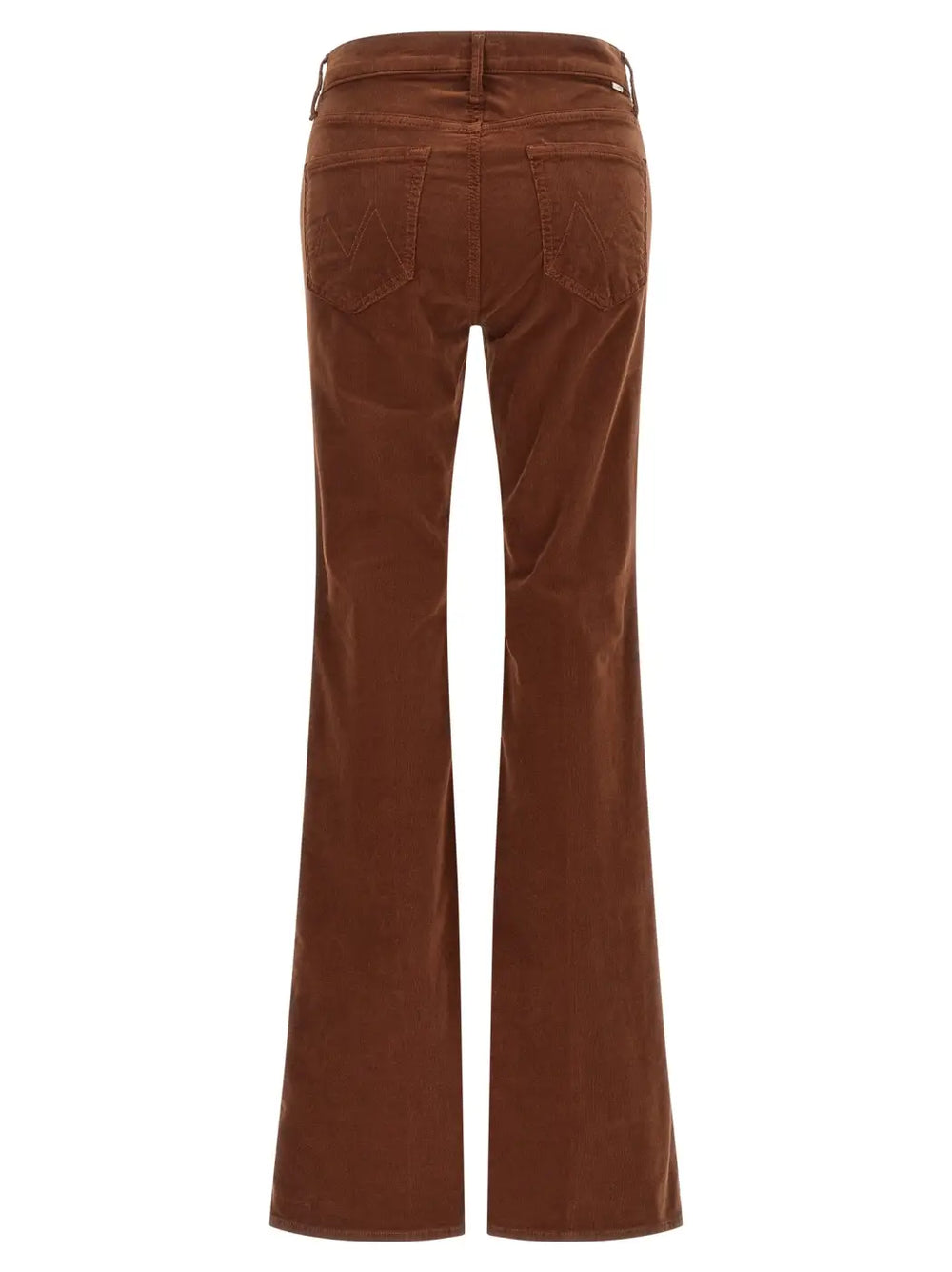 Mother Denim Brown Cotton Flared Pants