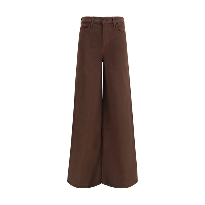 Mother Denim Brown Cotton Jeans