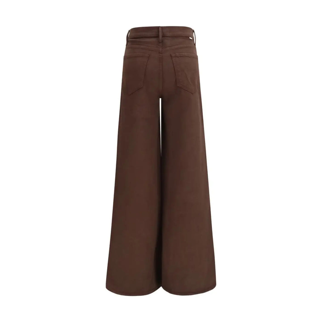Mother Denim Brown Cotton Jeans