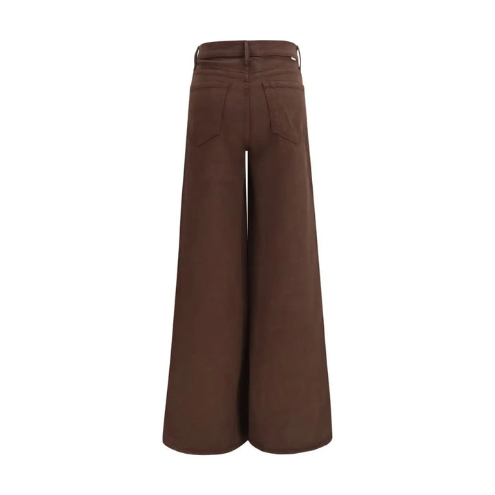 Mother Denim Brown Cotton Jeans