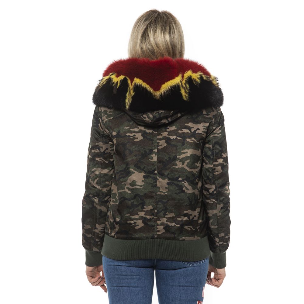 Mr&amp;Mrs Italy Bomber Jackets - Army Polyamide Women Jacket