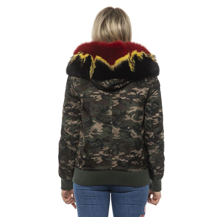 Mr&amp;Mrs Italy Bomber Jackets - Army Polyamide Women Jacket