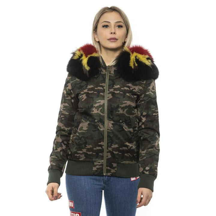 Mr&amp;Mrs Italy Army Polyamide Women Bomber Jacket