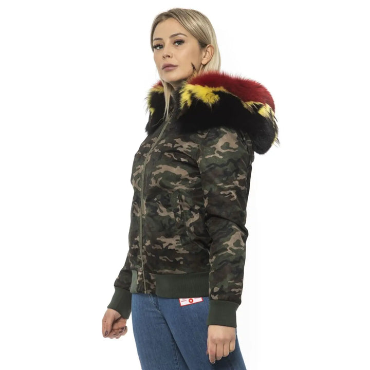 Mr&amp;Mrs Italy Army Polyamide Women Bomber Jacket