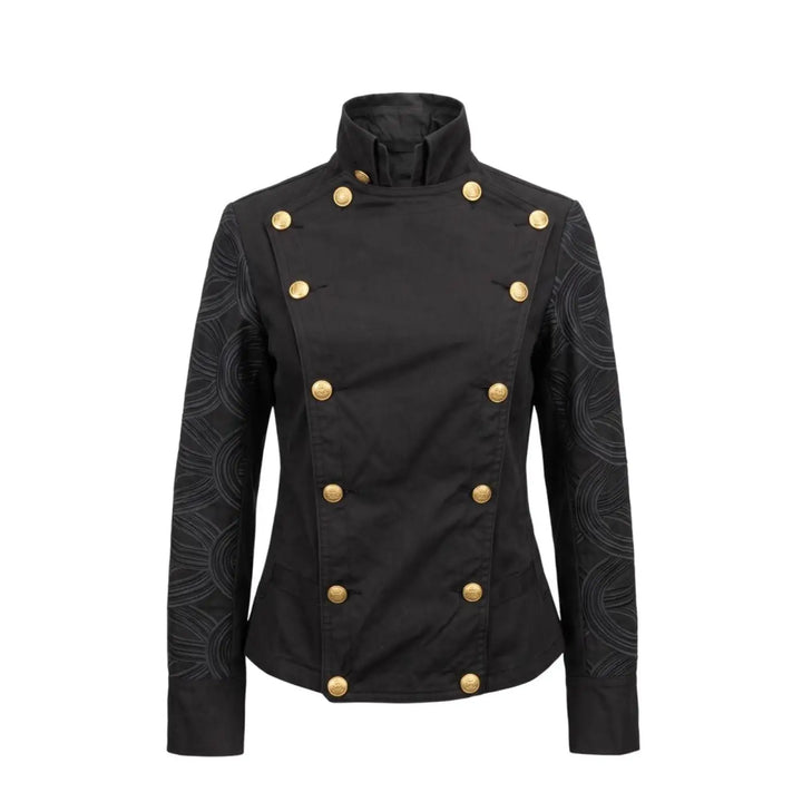 Mr&amp;mrs Italy Black Cotton Women Jacket