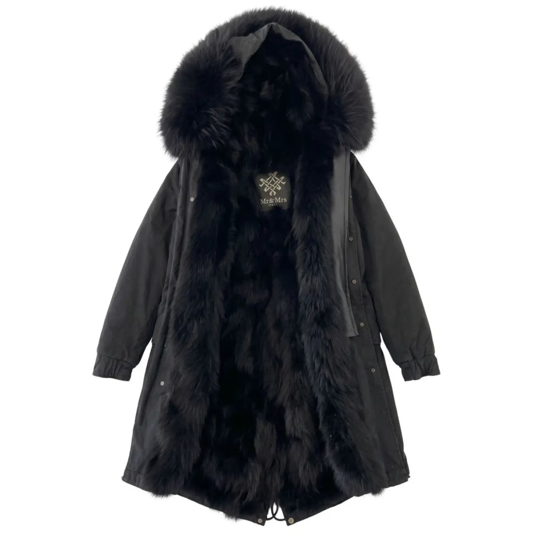 Mr&amp;mrs Italy Black Cotton Women Jacket