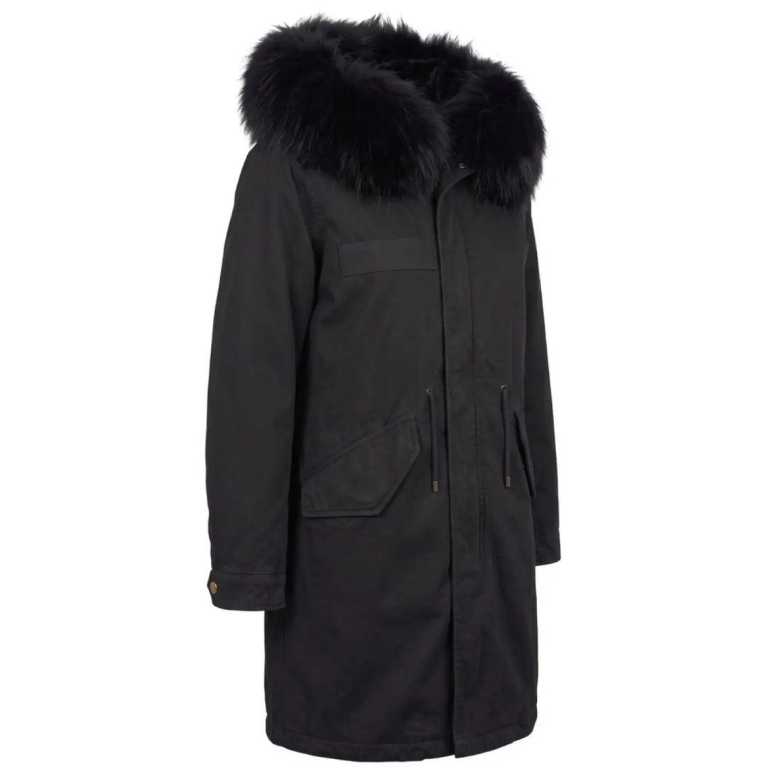 Mr&amp;mrs Italy Black Cotton Women Jacket