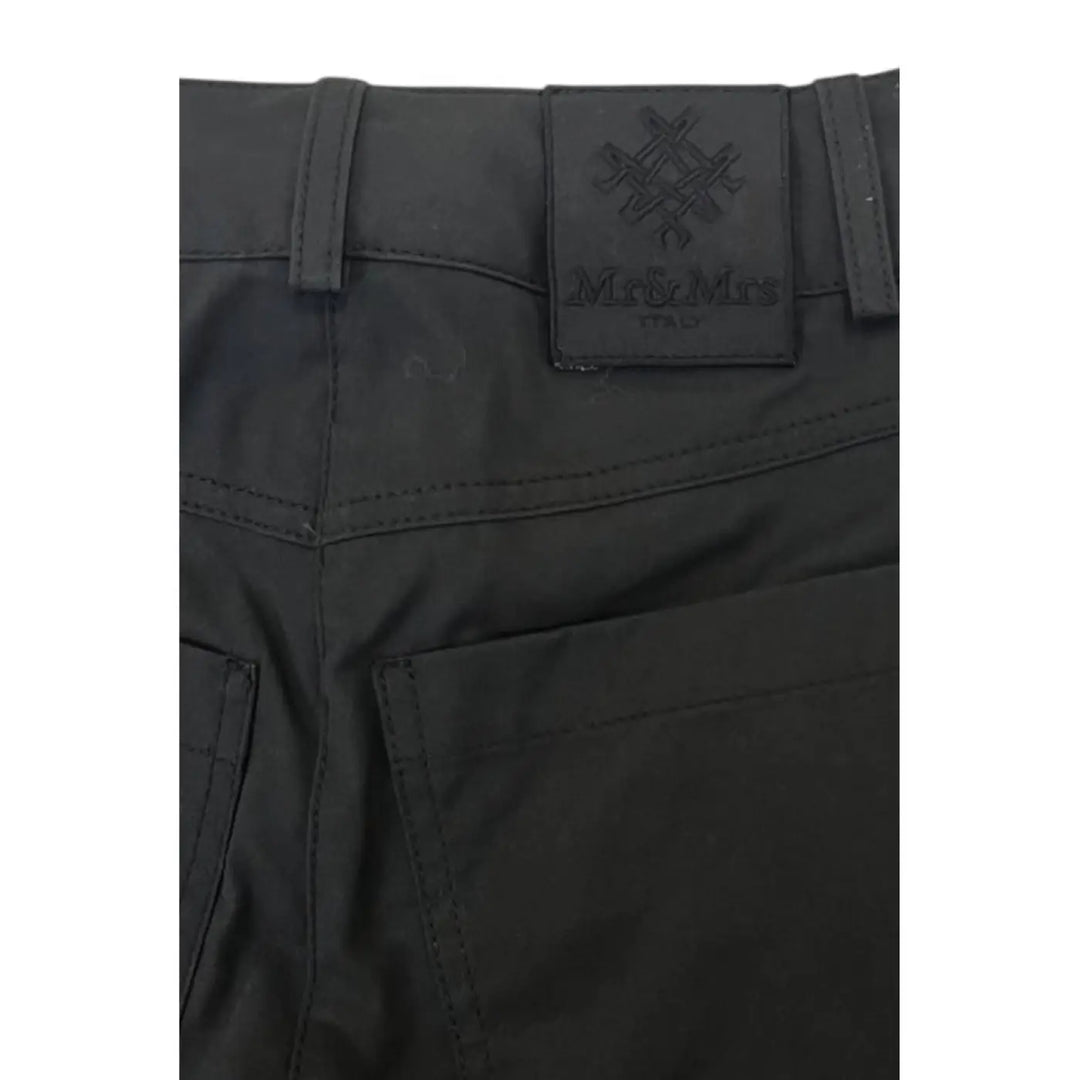 Mr&amp;mrs Italy Black Cotton Women Pants