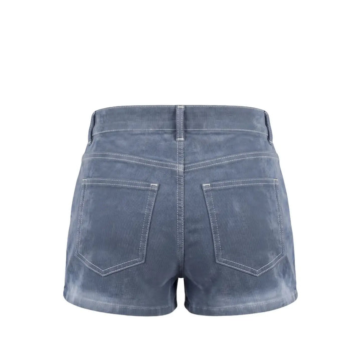 Mr&amp;mrs Italy Blue Cotton Women Shorts