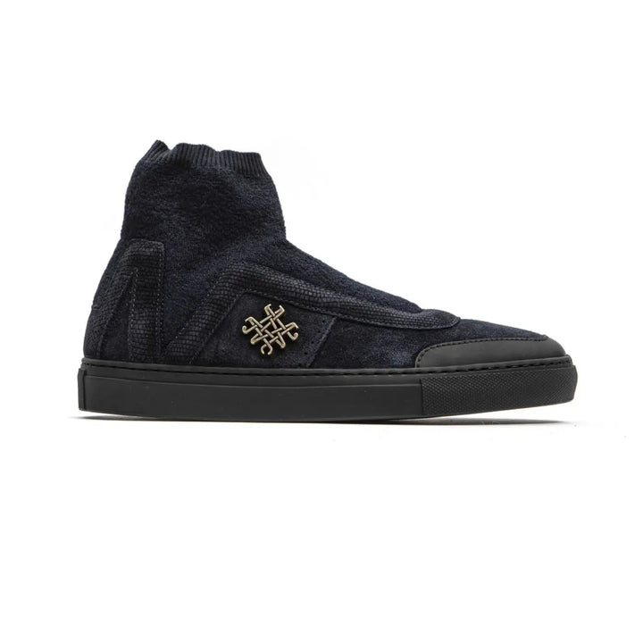 Women’s Mr&amp;mrs Italy Blue Leather Womens Ankle Boot
