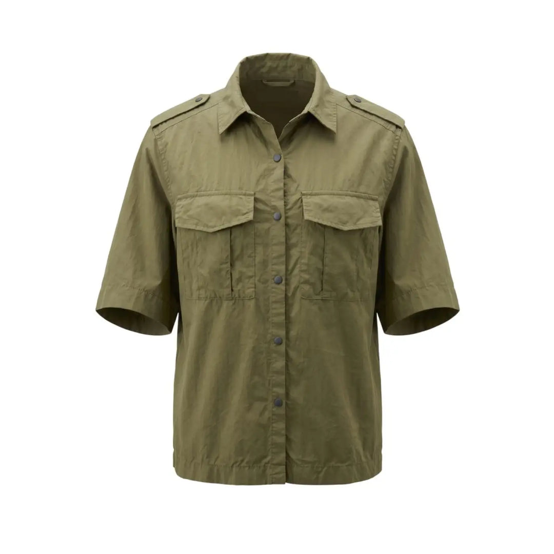 Mr&amp;mrs Italy Green Cotton Women Shirt