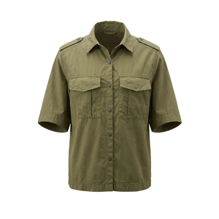 Mr&amp;mrs Italy Green Cotton Women Shirt