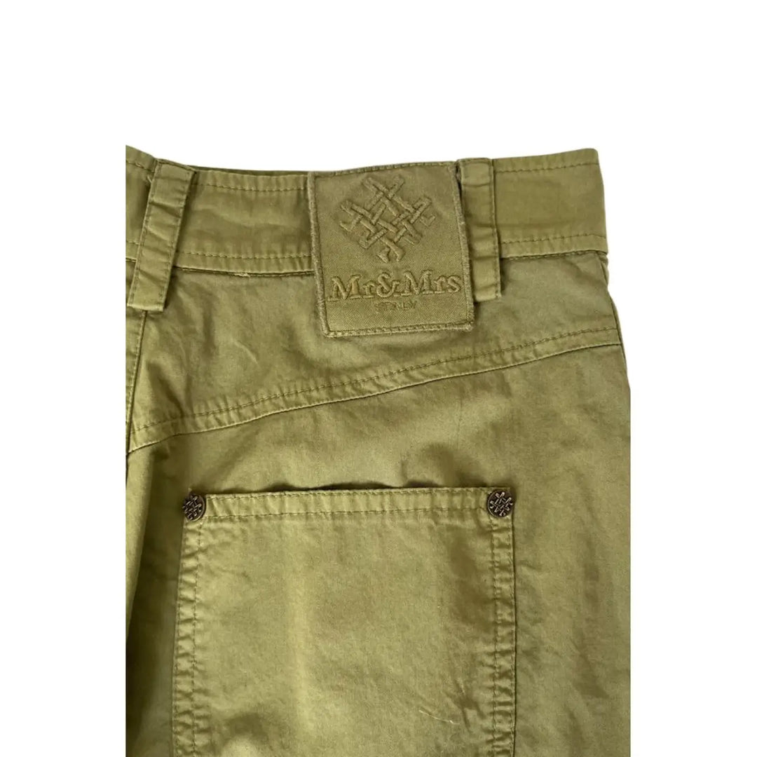 Mr&amp;mrs Italy Green Cotton Women Shorts