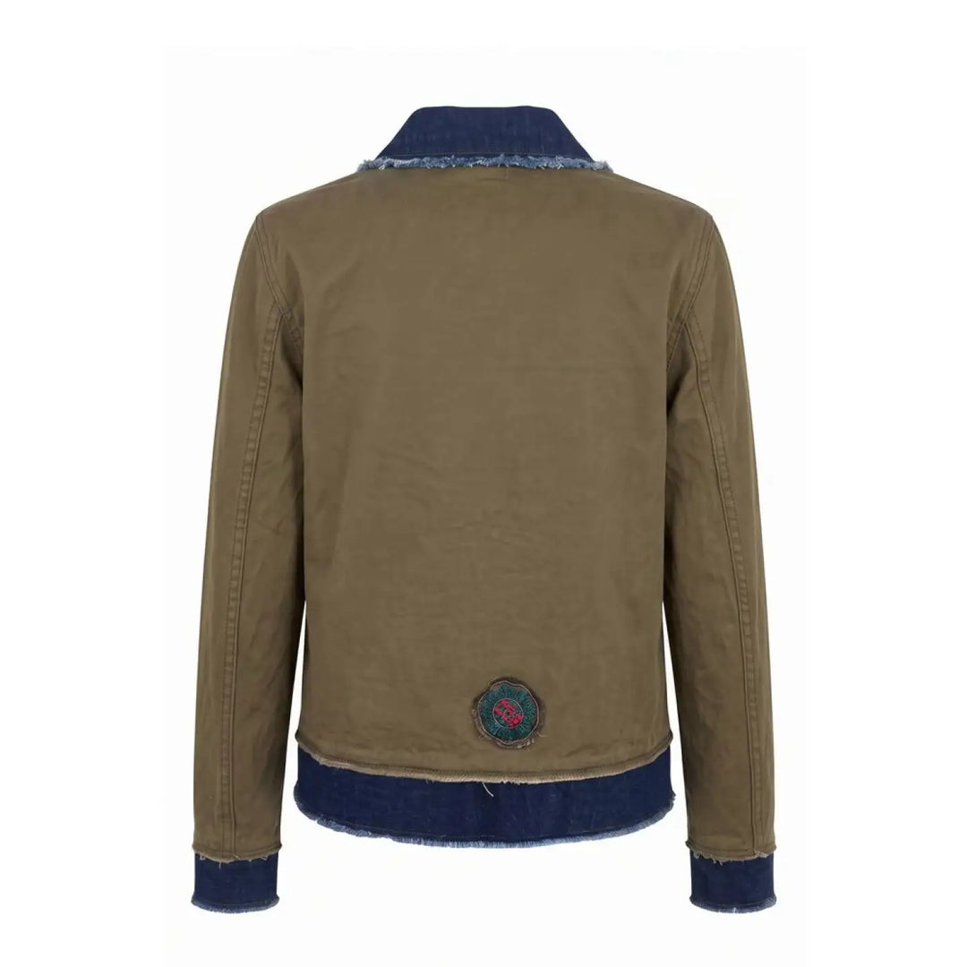 Mr&amp;mrs Italy Green Cotton Women’s Jacket