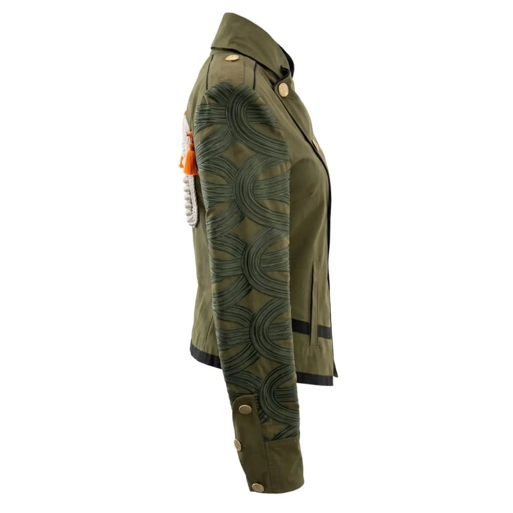 Mr&mrs Italy Green Cotton Women’s Jacket