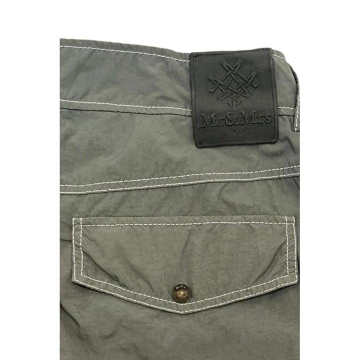 Men’s Mr&amp;mrs Italy Green Fabric Men Pant