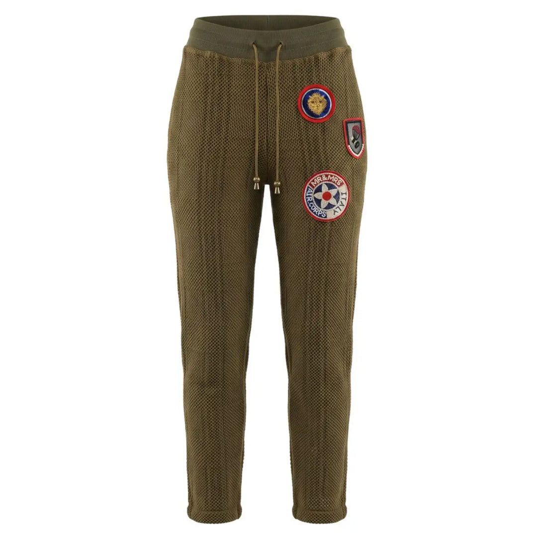 Mr&amp;mrs Italy Green Mesh Women Pants