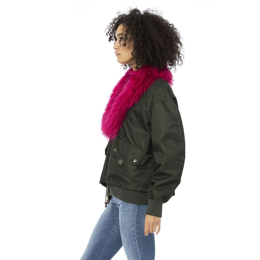 Mr&amp;Mrs Italy Bomber Jackets - Green Polyamide Women Jacket