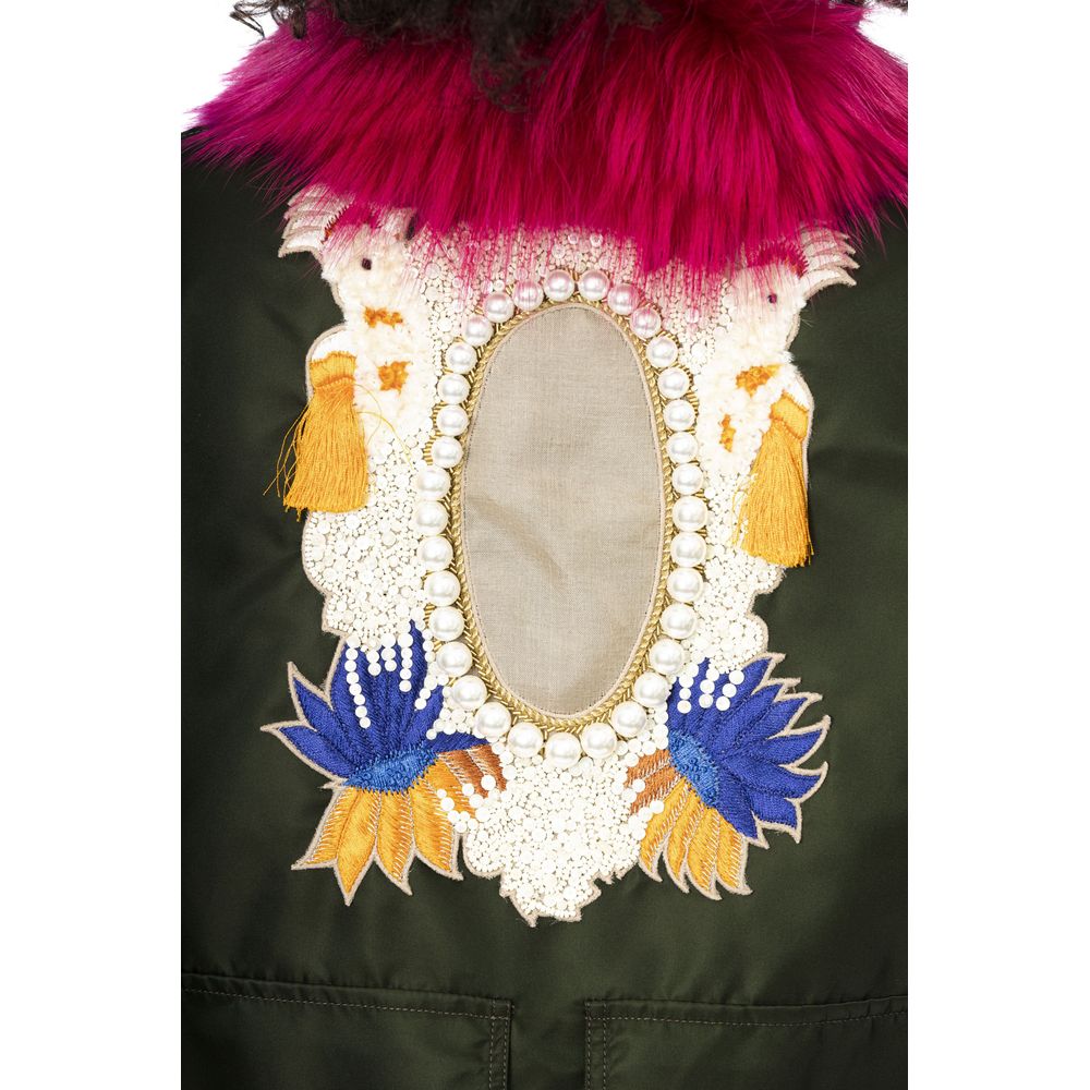 Mr&amp;Mrs Italy Bomber Jackets - Green Polyamide Women Jacket