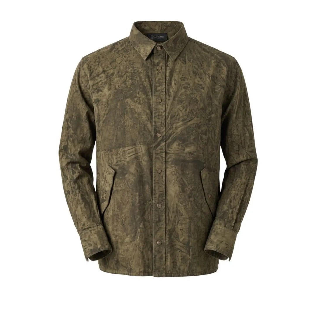 Mr&mrs Italy Green Viscose Men’s Shirt