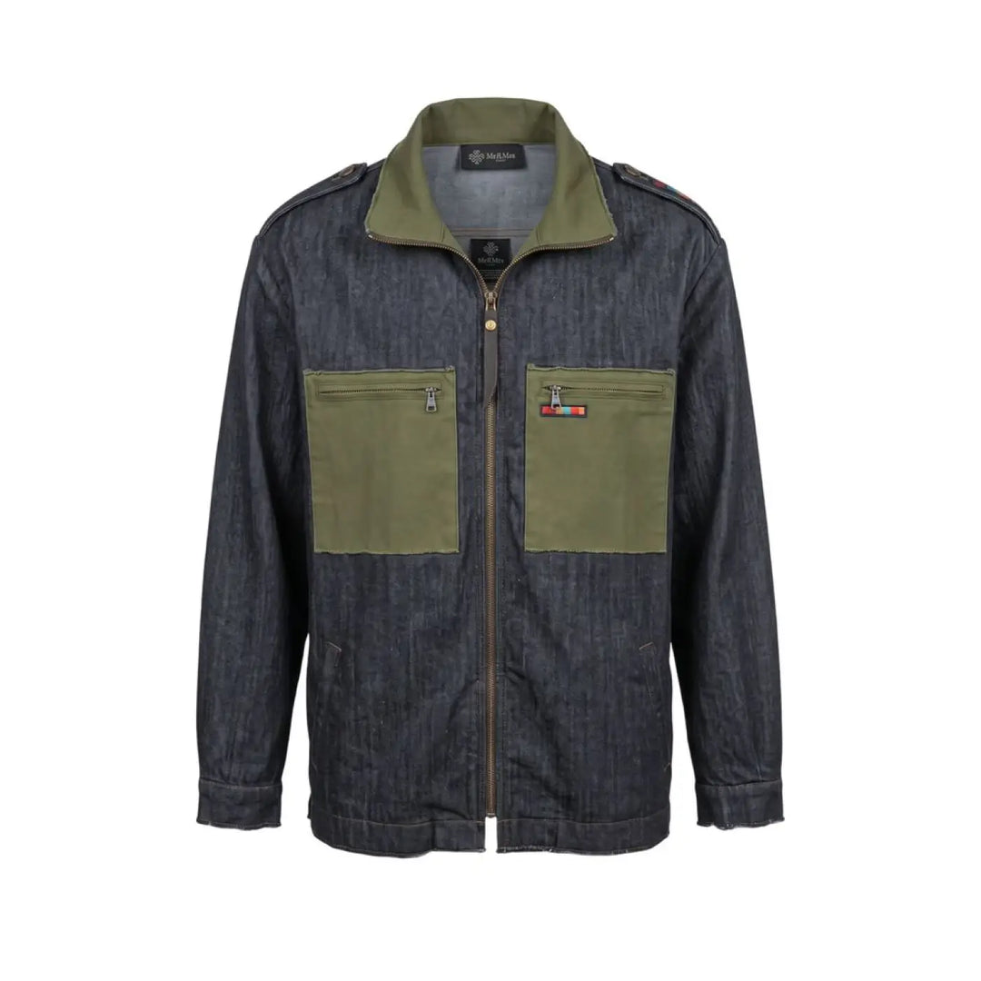Mr&mrs Italy Grey Cotton Men Jacket