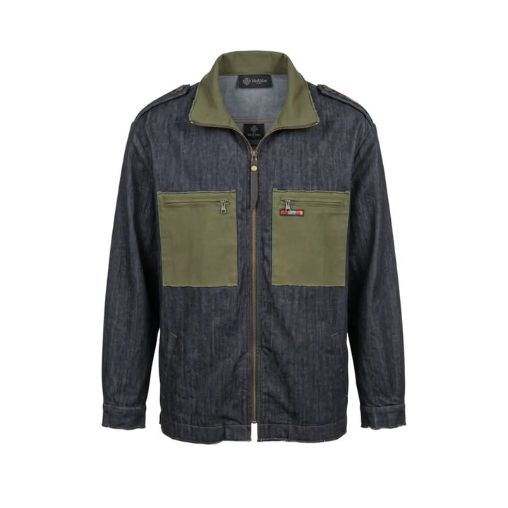 Mr&amp;mrs Italy Grey Cotton Men Jacket