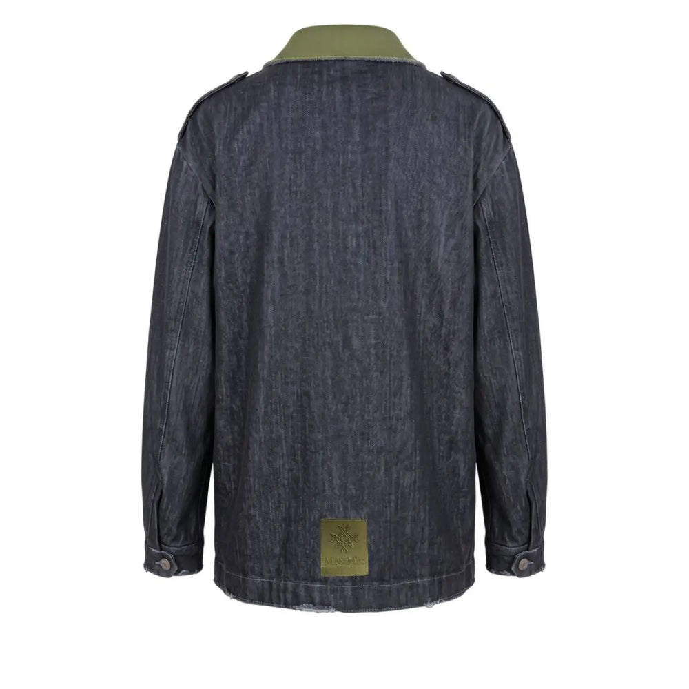 Mr&mrs Italy Grey Cotton Men Jacket