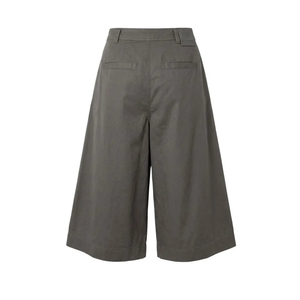 Mr&mrs Italy Grey Cotton Women Shorts
