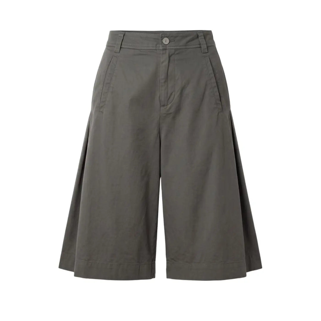 Mr&amp;mrs Italy Grey Cotton Women Shorts