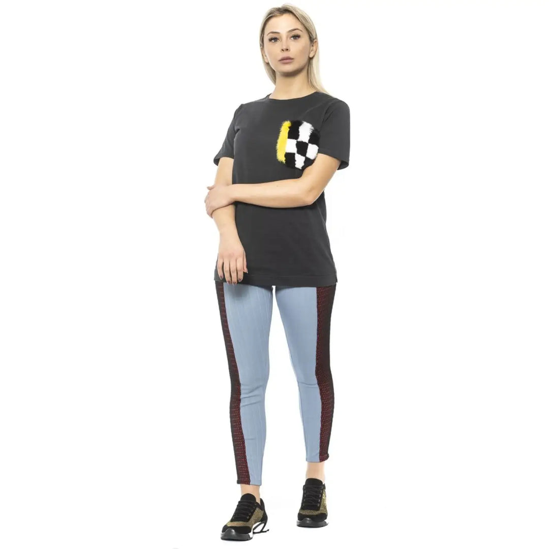 Mr&amp;Mrs Italy Light Blue Cotton Women Leggings