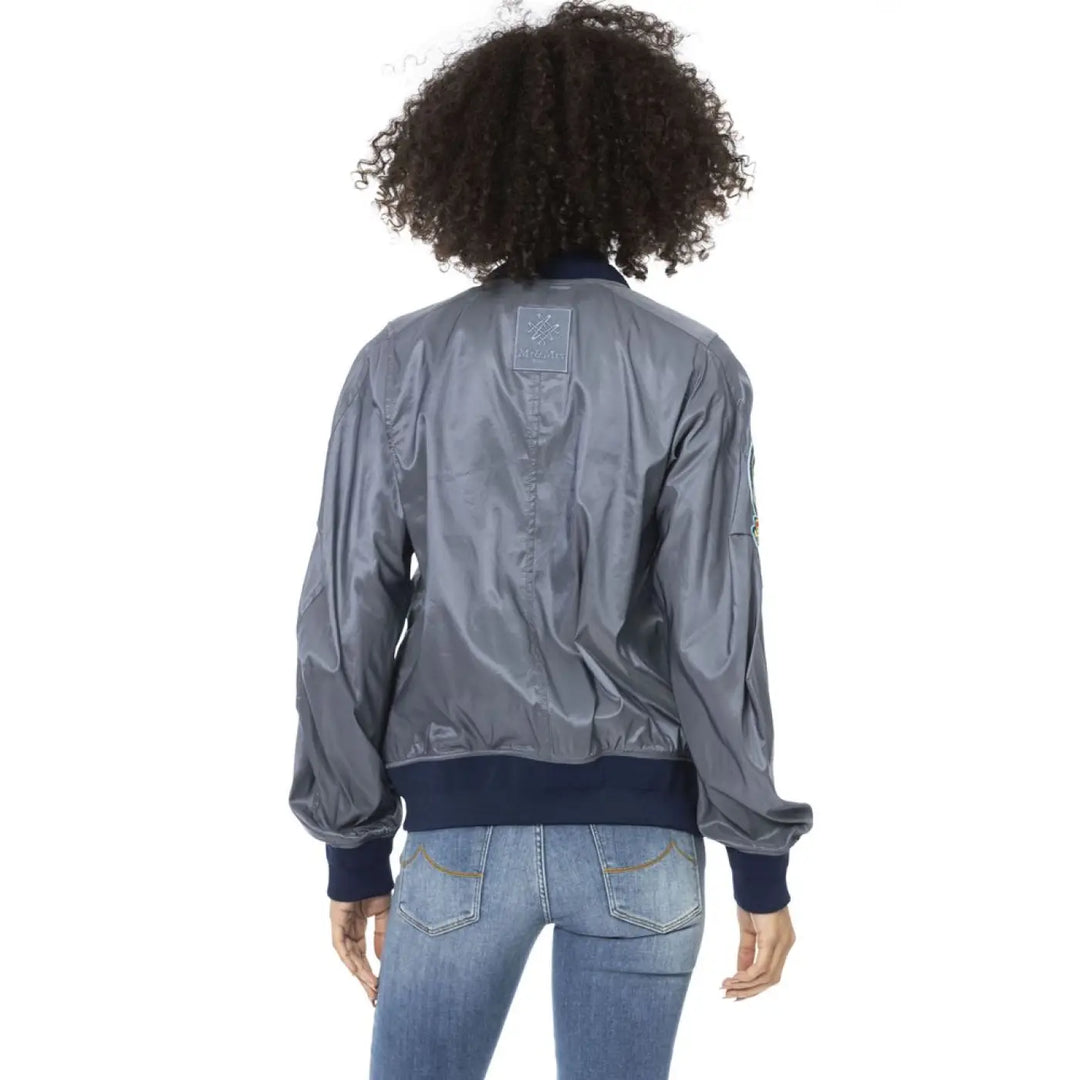 Mr&amp;Mrs Italy Light Blue Polyamide Women Jacket