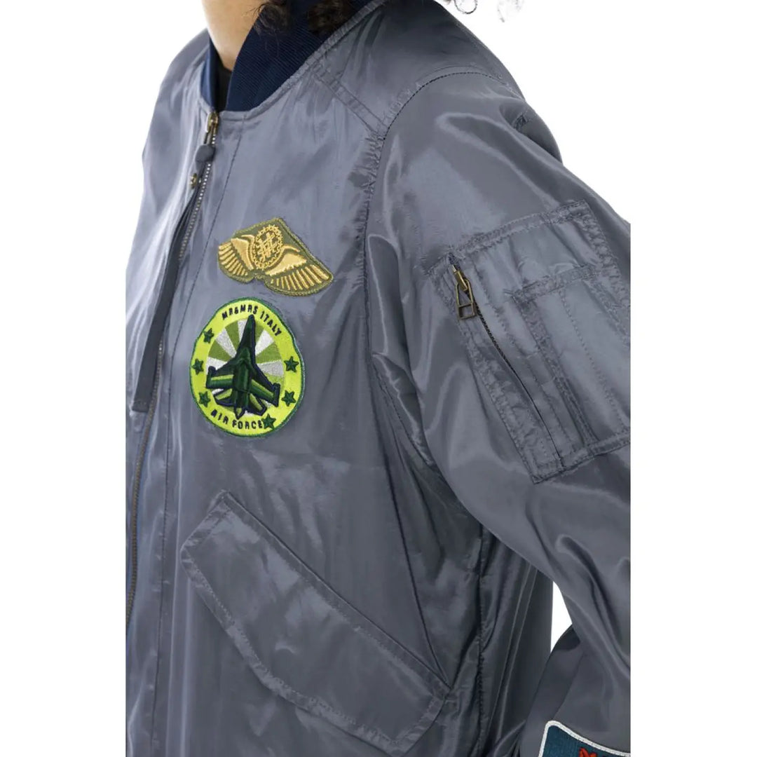 Mr&amp;Mrs Italy Light Blue Polyamide Women Jacket
