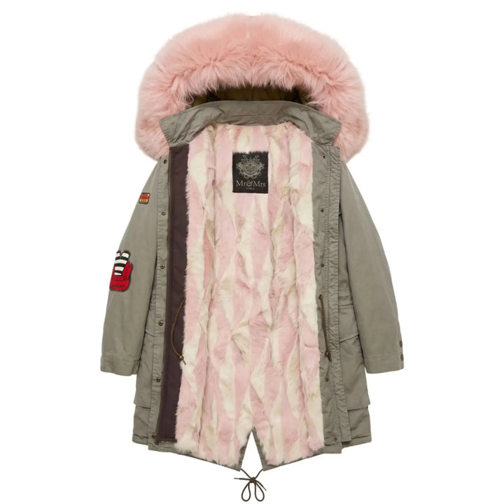 Mr&amp;mrs Italy Pink Cotton Women’s Jacket