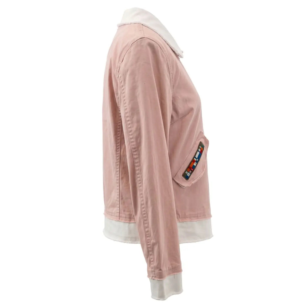 Mr&mrs Italy Pink Cotton Women’s Jacket