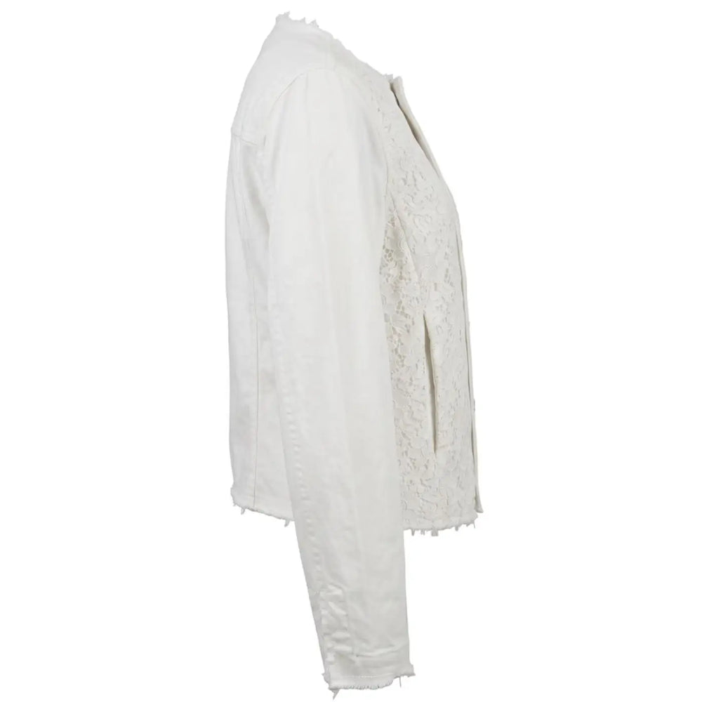 Mr&mrs Italy White Cotton Women Jacket